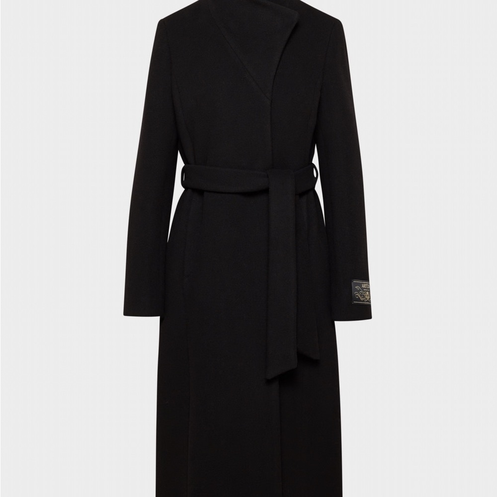 Aritzia Babaton The Connor Long Coat Black Size Medium
